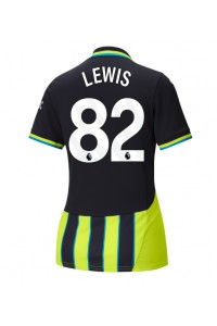 Fotbalové Dres Manchester City Rico Lewis #82 Dámské Venkovní Oblečení 2024-25 Krátký Rukáv